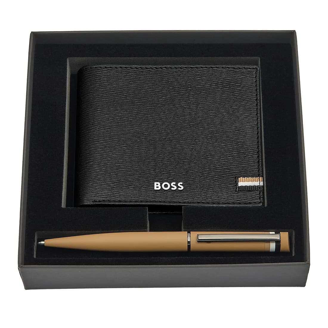 Set HUGO BOSS (kugelschreiber & brieftasche)