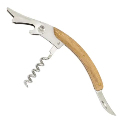 Flaschenöffner mit Holzgriff «Tevo»