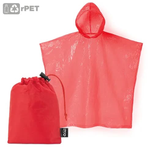 Poncho mit RPET-Beutel «Bross»