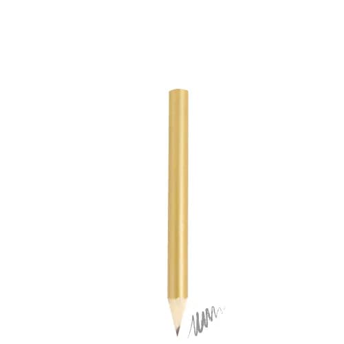 Crayon en bois or métallisé «Matt»