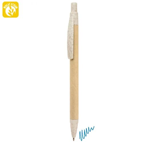 Stylo à bille en fibre de blé «Ecobio»
