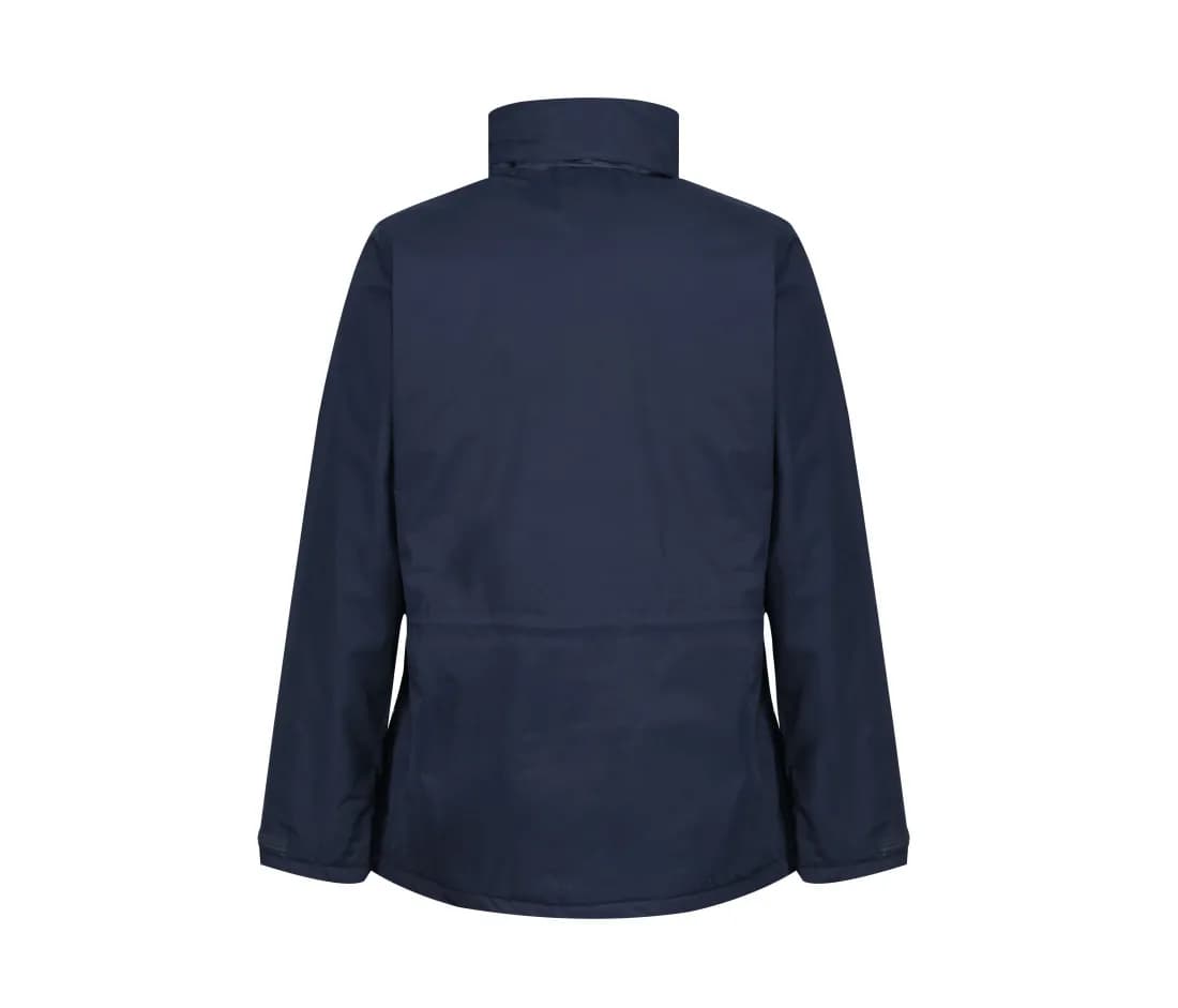 Damen wasserdichte Jacke «Beauford» – Marine – Rückansicht