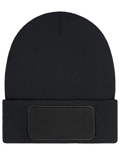 Beanie with Patch - Thinsulate – Schwarz