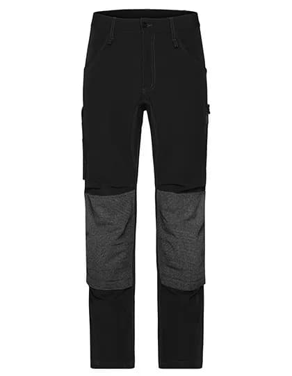 Workwear Pants 4-Way Stretch Slim Line – Noir