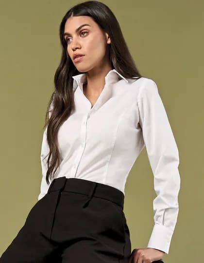 Women’s Tailored Fit Business Shirt Long Sleeve