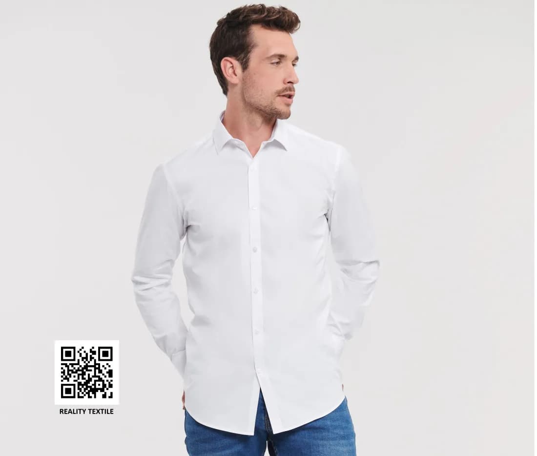 Men's Long Sleeve Fitted Ultimate Stretch Shirt
