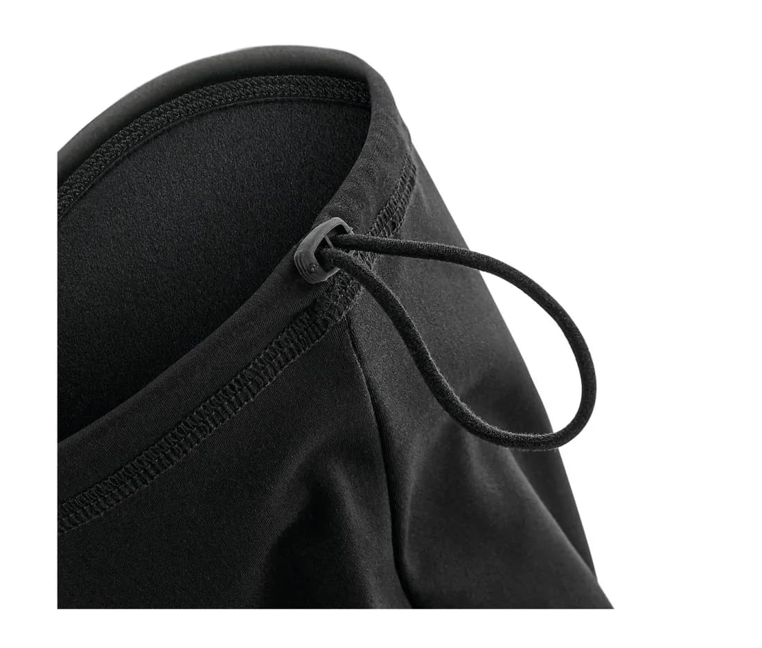 Softshell Sports Tech Neck Warmer – Schwarz – Rückansicht