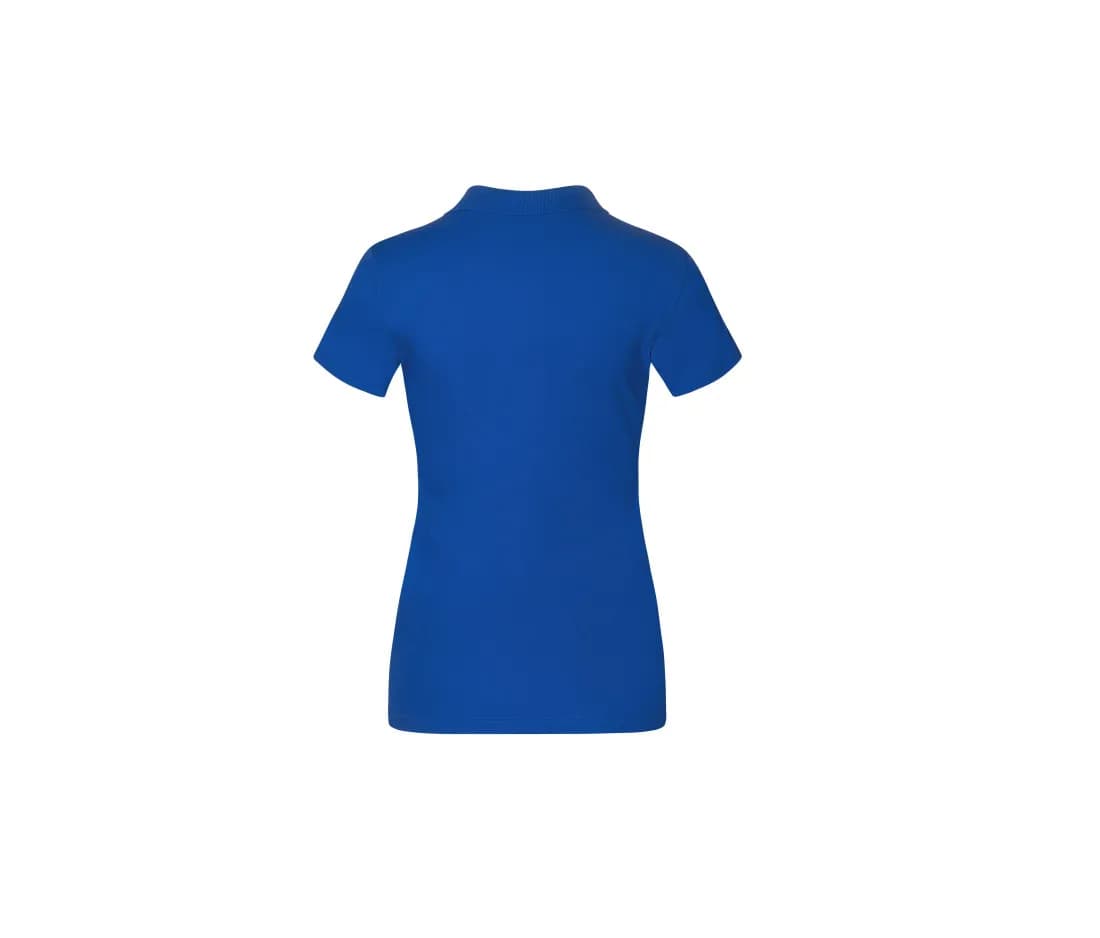 Polo en jersey femme – Bleu royal – vue de dos