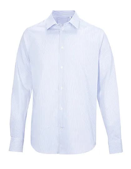 Women’s Easy Care Striped Shirt Baptiste – Bleu