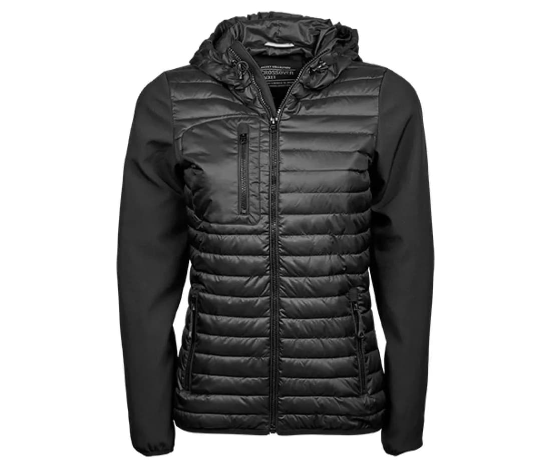 Veste à capuche «Crossover» femme – Noir