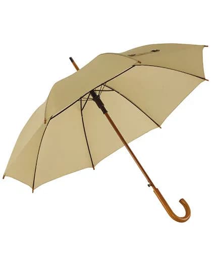Automatic Umbrella With Wooden Handle Tango – Beige