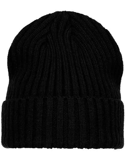 Coarsely Knitted Hat – Schwarz