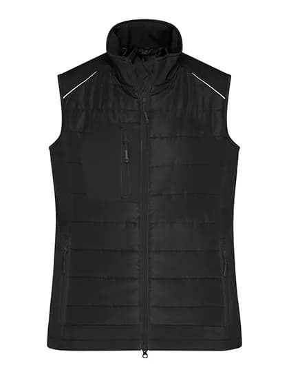 Ladies’ Hybrid Vest – Schwarz