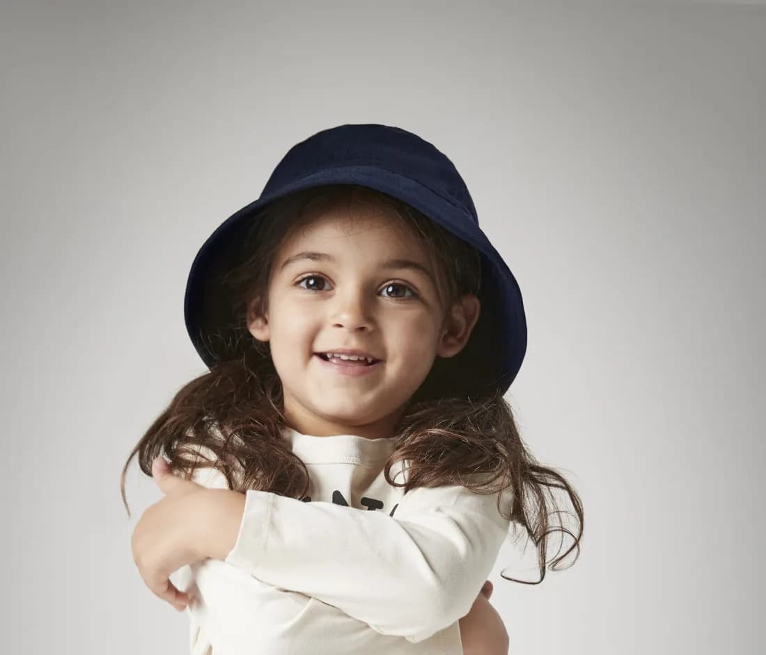 Junior Organic Cotton Bucket Hat