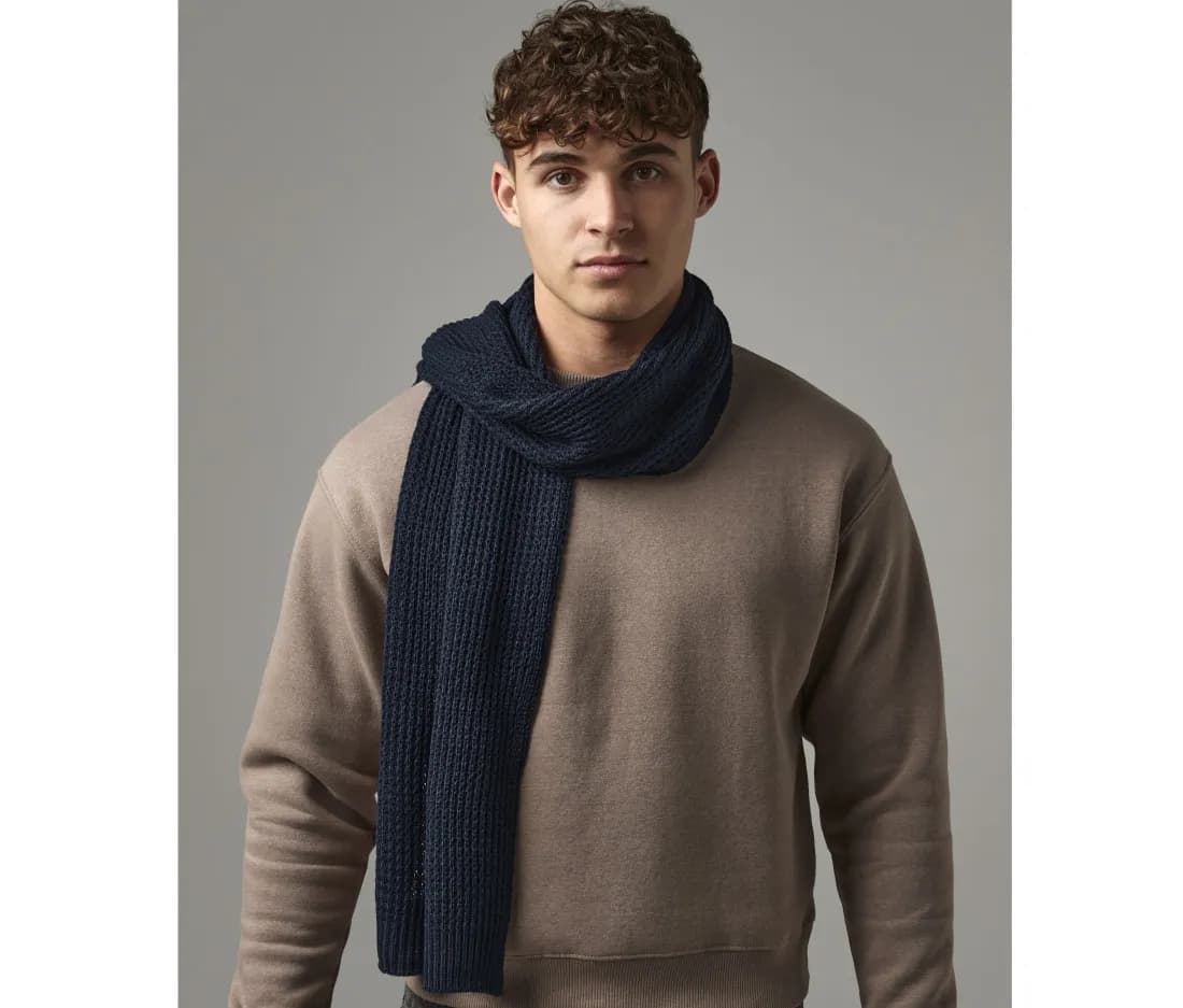Classic Waffle Knit Scarf