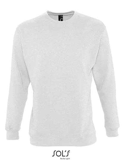 Unisex Sweatshirt New Supreme – Hellgrau meliert