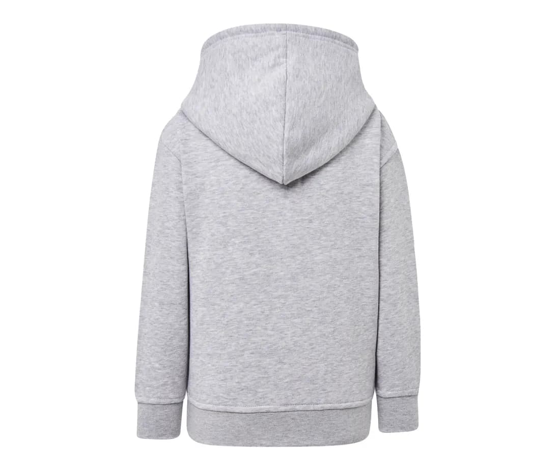 Kid Kangaroo Sweatshirt – Hellgrau meliert – Rückansicht