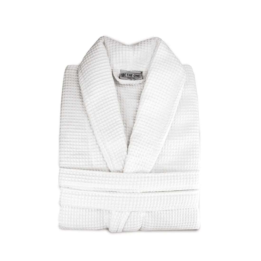 Waffle Bathrobe – Weiss