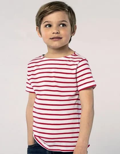 Kids’ Round Neck Striped T-Shirt Miles