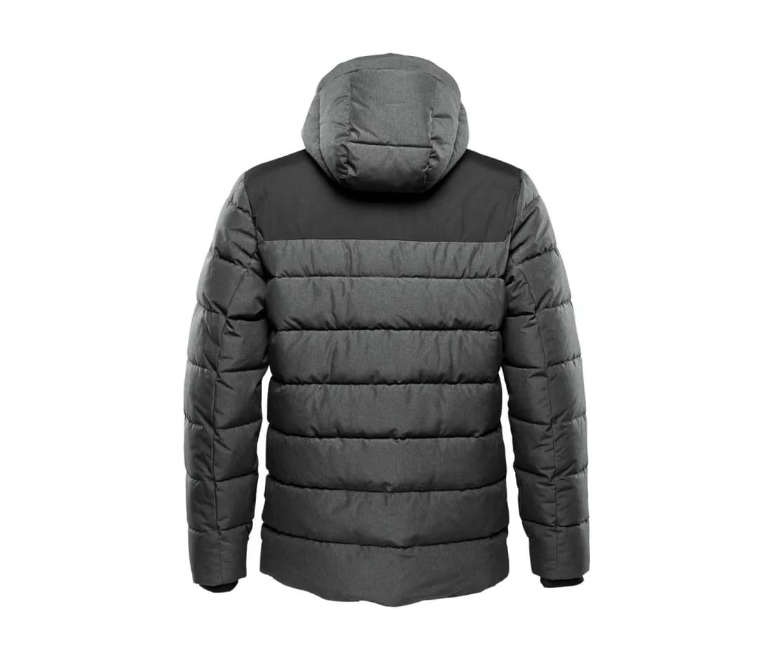 M's Oslo Hd Parka – Grau meliert – Rückansicht