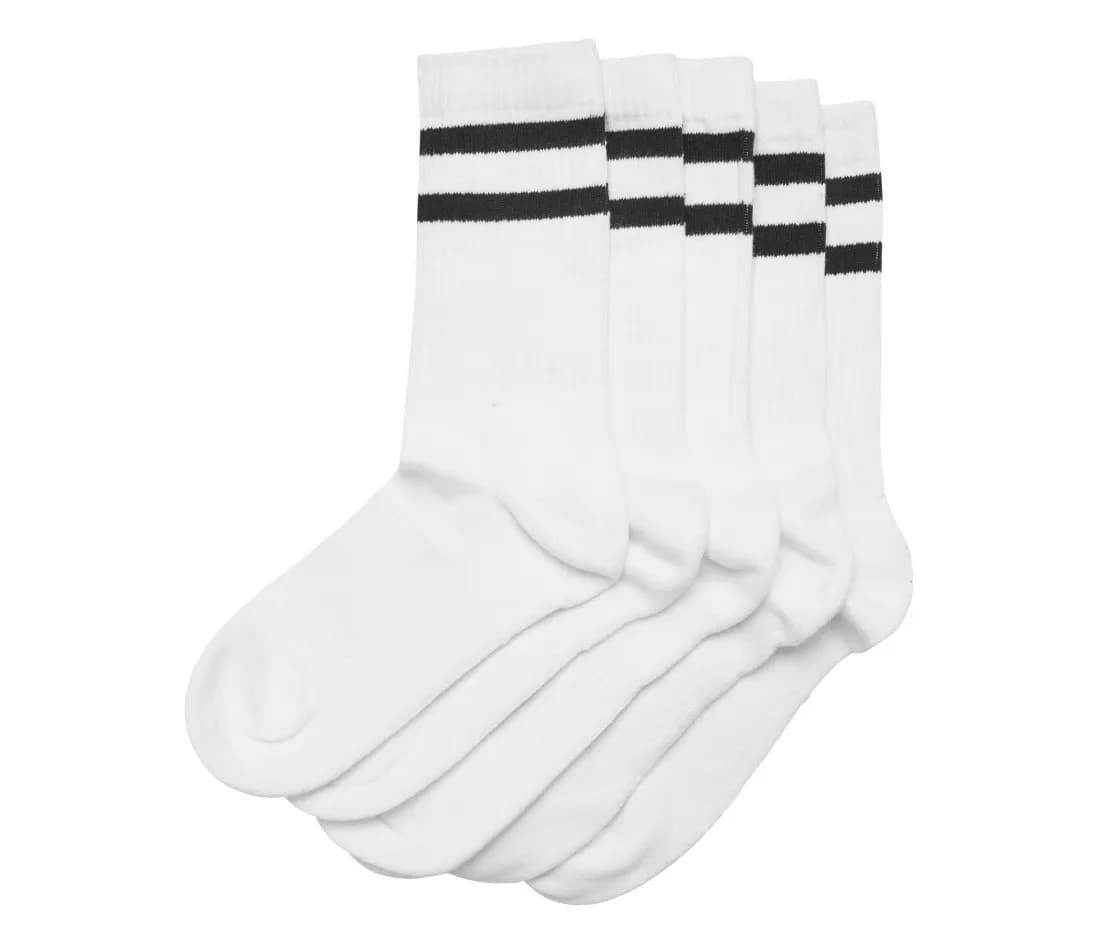 Double Stripe Socks 5-Pack