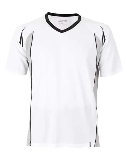 Club Tech Tee – Weiss / Schwarz