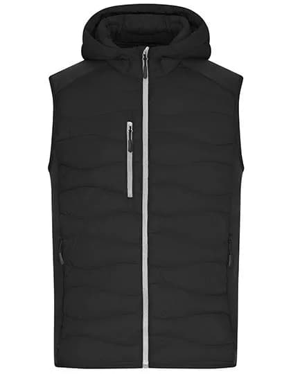 Men’s Hybrid Vest – Schwarz