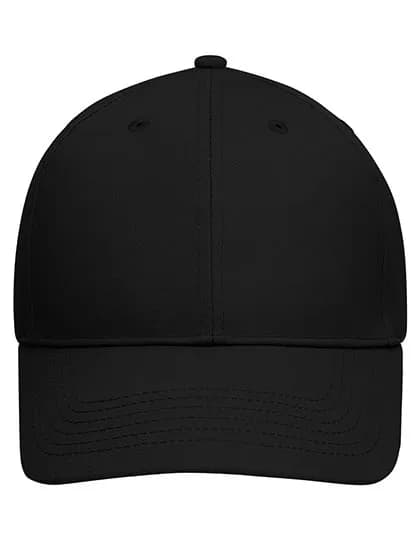 6 Panel Cap Bio Cotton – Schwarz
