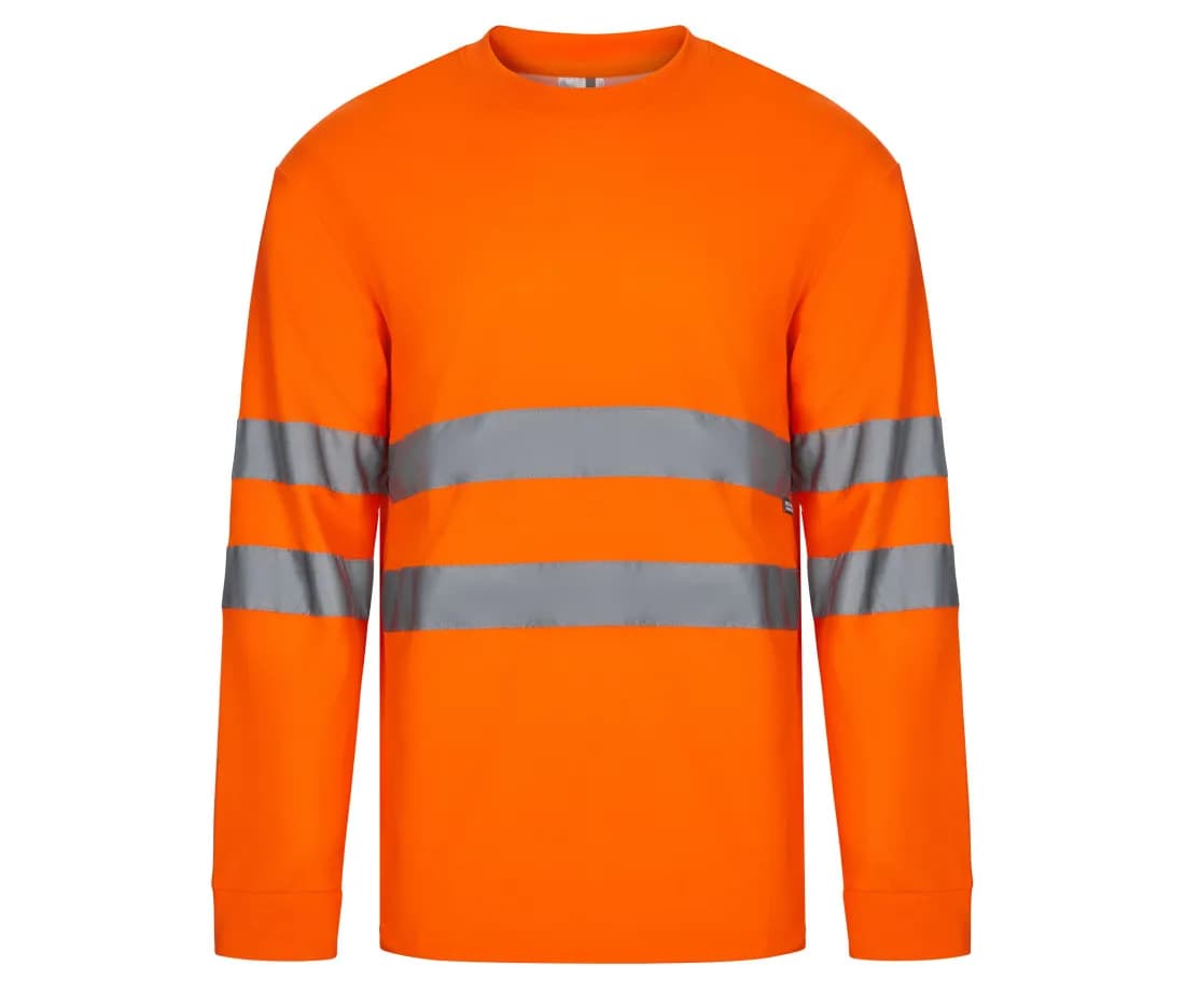Coton/Polyester Ls High Visibility T-Shirt – Warnorange