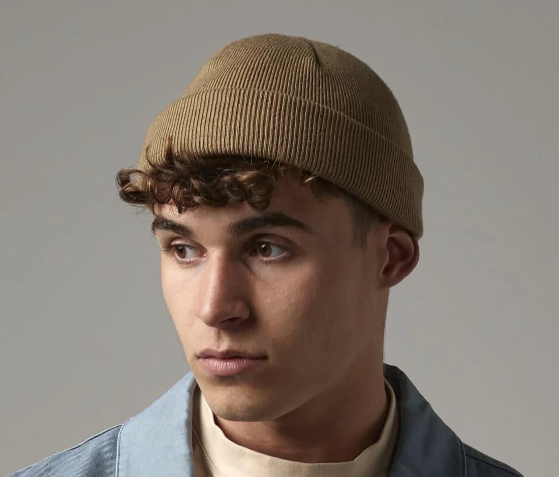 Recycled Mini Fisherman Beanie