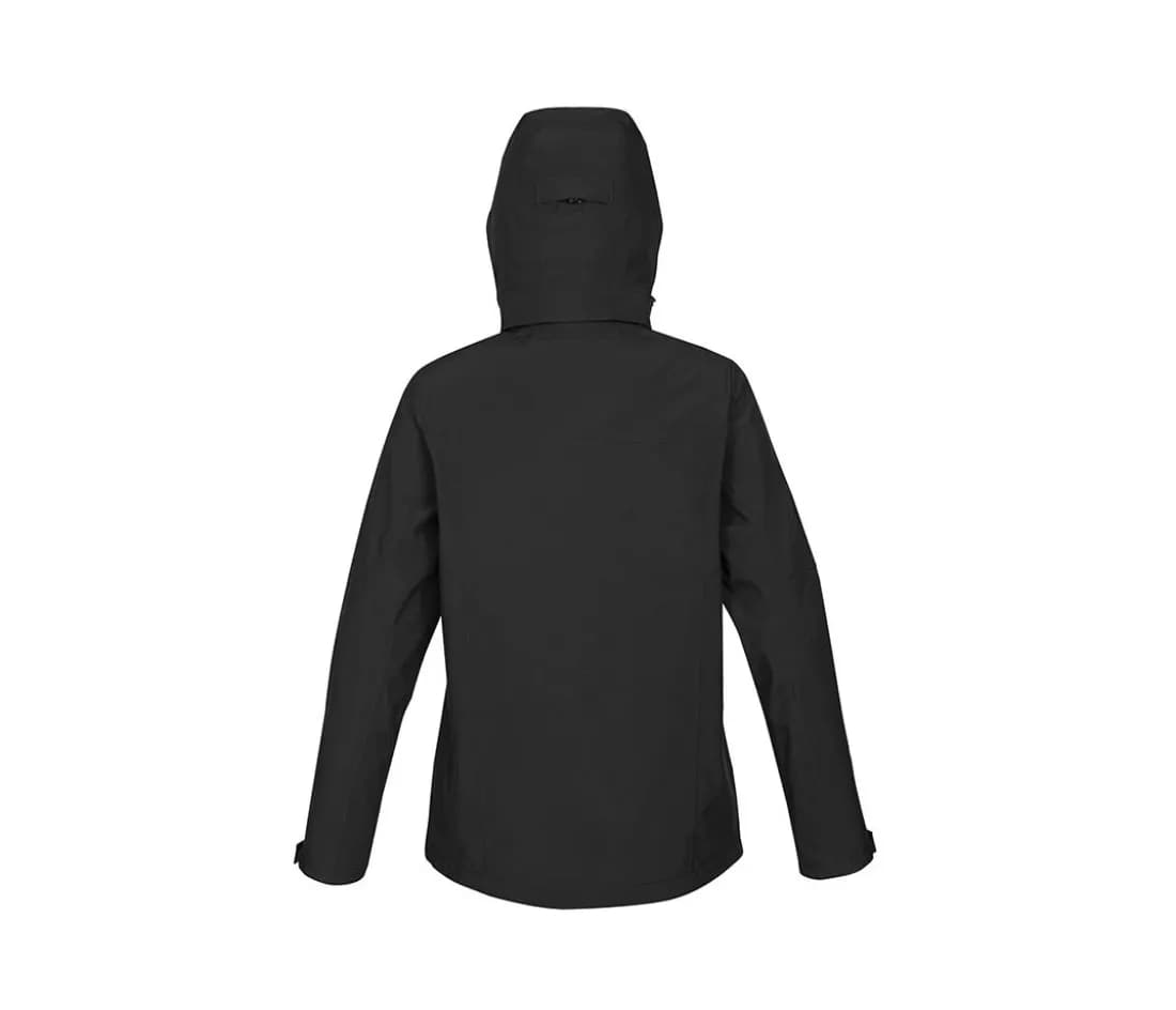W's Patrol Softshell – Schwarz / Carbon – Rückansicht