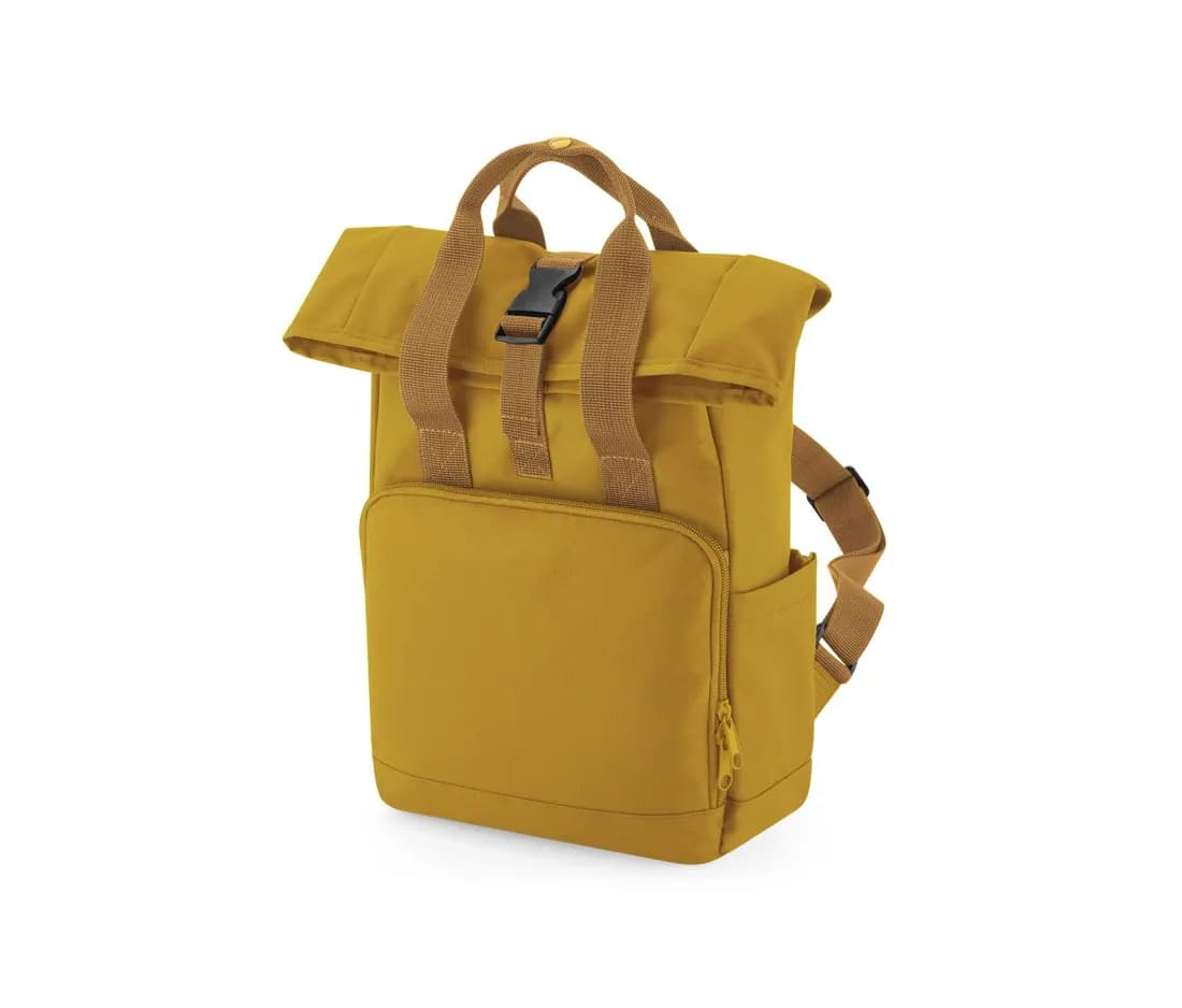 Mini sac à dos roll-top recyclé pour ordinateur portable