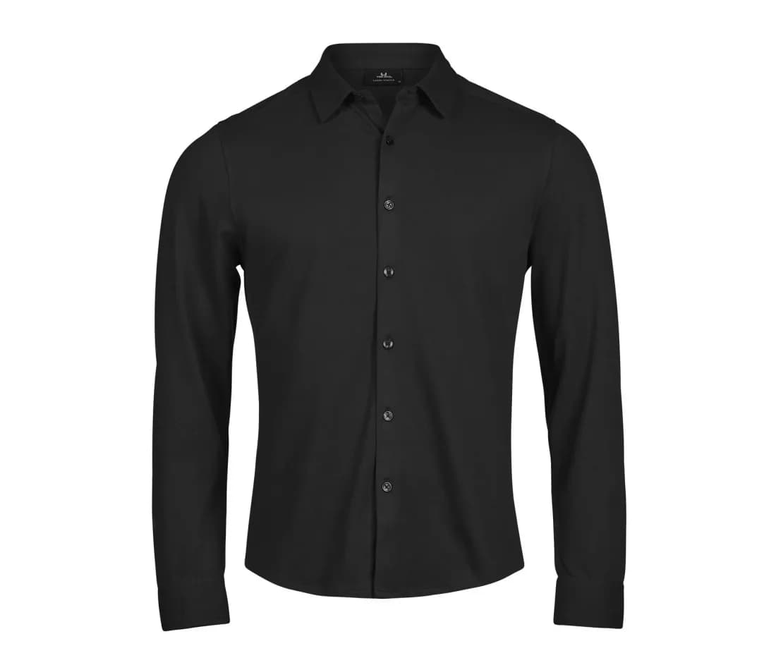 Luxury Stretch Shirt – Noir