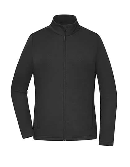 Ladies’ Sports Structured Fleece Jacket – Schwarz