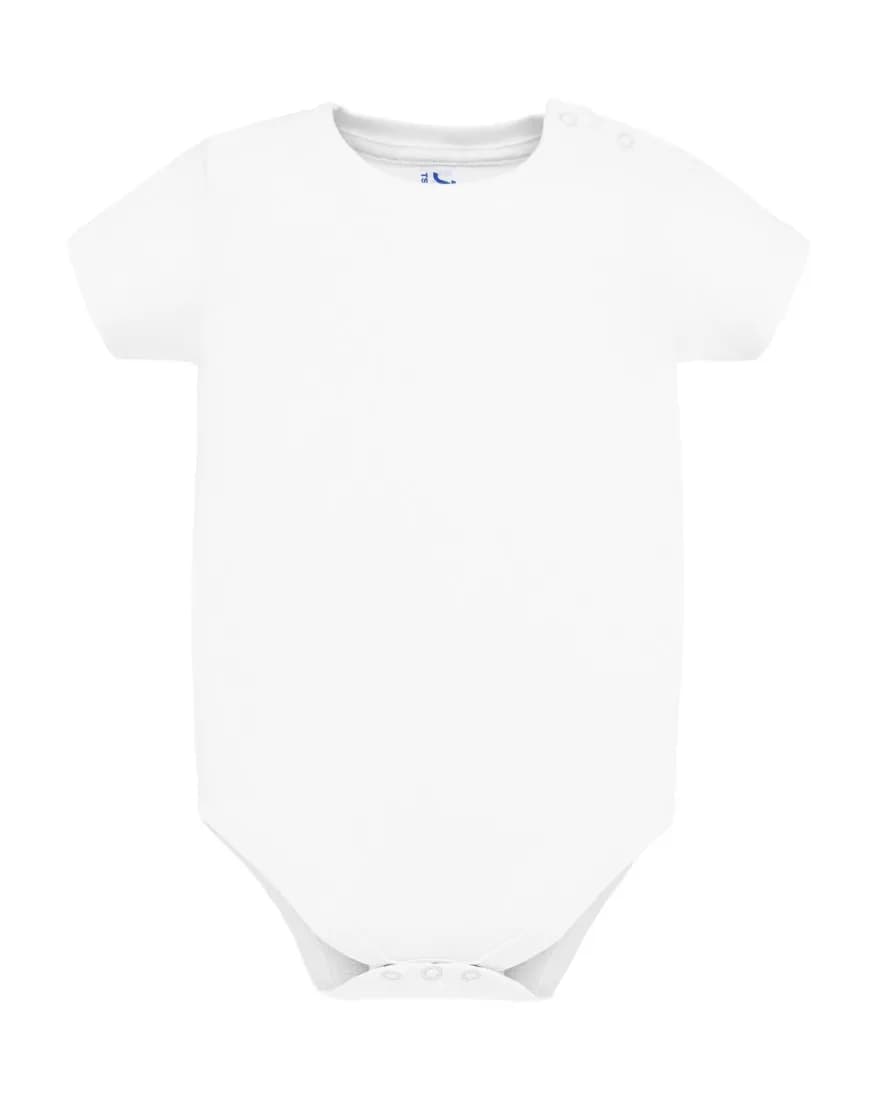Baby-Body aus Single Jersey – Weiss