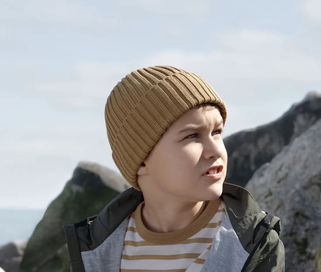 Organic Cotton Kids Beanie