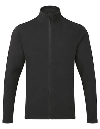 Men’s ’Recyclight’ Full Zip Micro Fleece – Schwarz