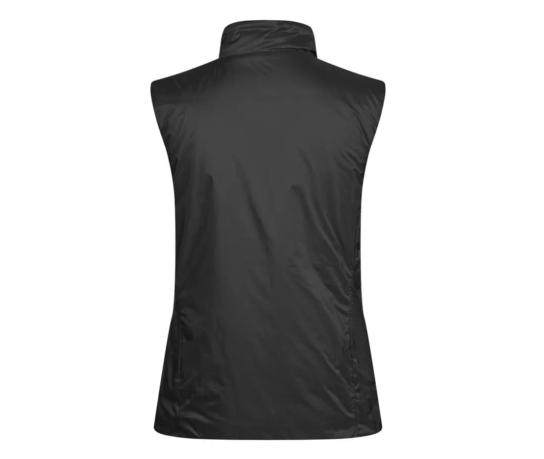 Damen Bodywarmer «Purelite» – Schwarz – Rückansicht