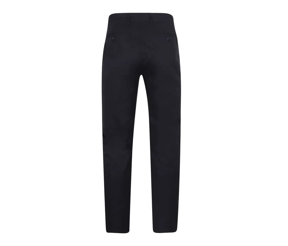 Chino stretch à taille élastique homme – Marine – vue de dos