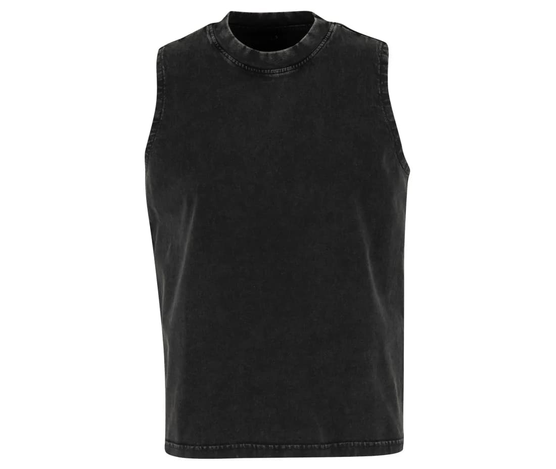 T-shirt sans manches délavé vintage femme