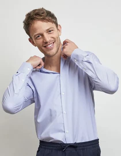 Men’s Easy Care Striped Shirt Baptiste