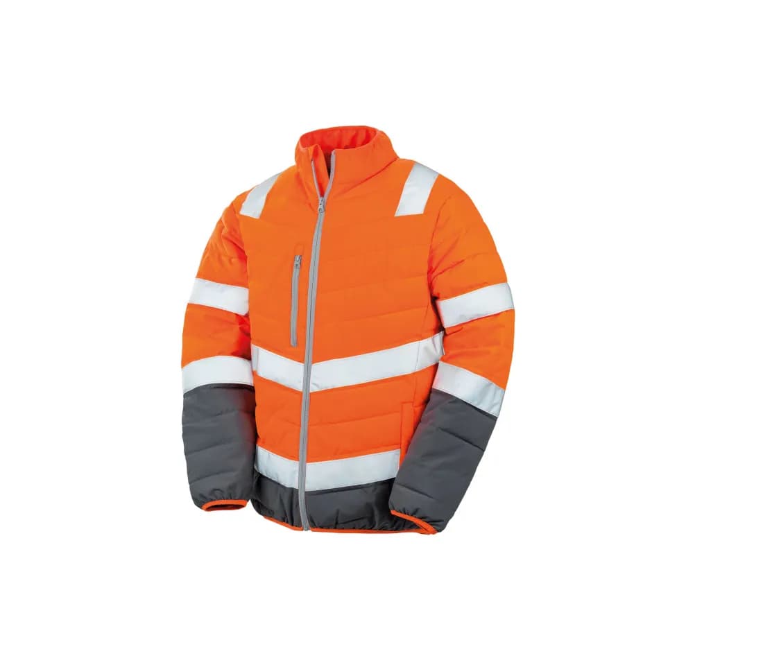 Wattierte Warnschutzjacke – Warnorange