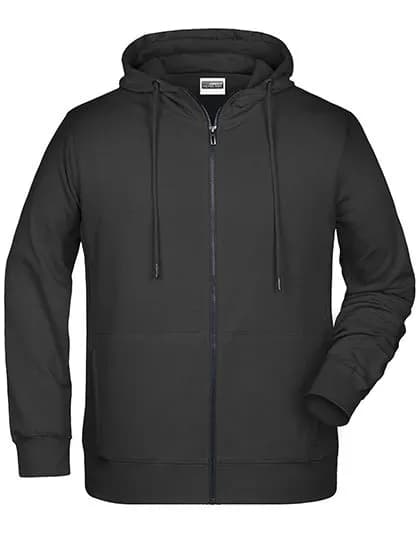 Men’s Zip-Hoody – Schwarz