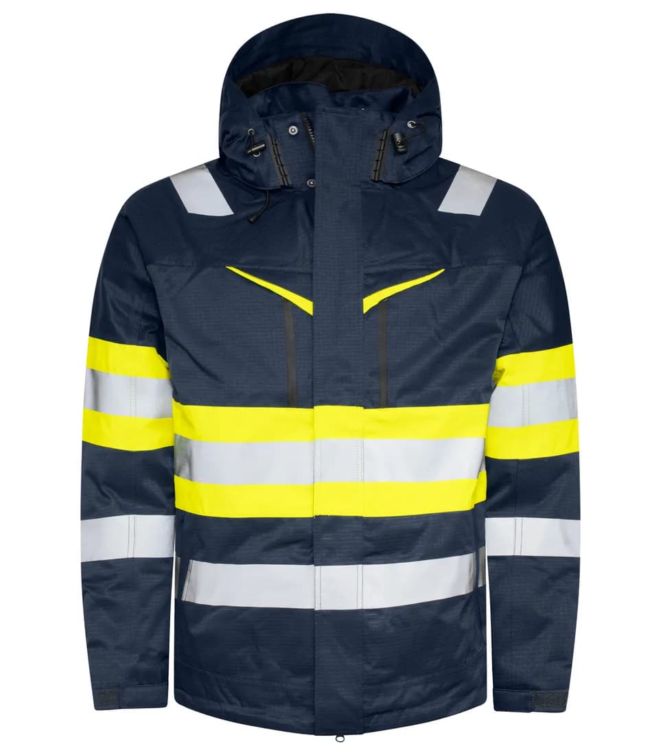 6454 Gefütterte Funktionsjacke EN ISO 20471 Class 1