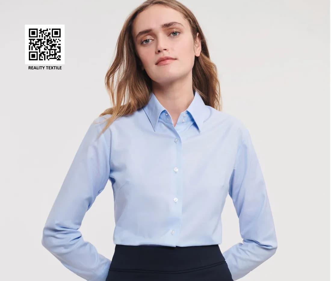 Ladies' Long Sleeve Tailored Oxford Shirt