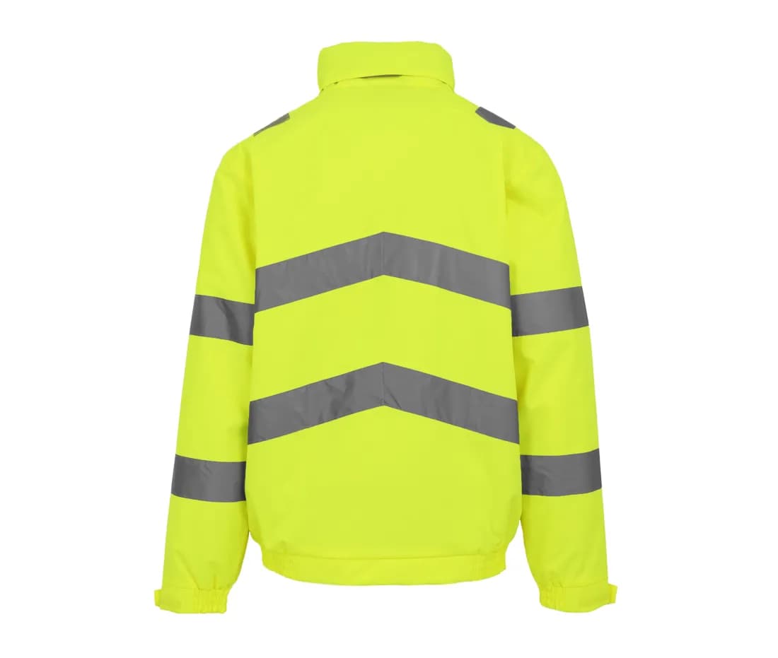 Warnschutzjacke «Pro Contract Dover» – Gelb – Rückansicht