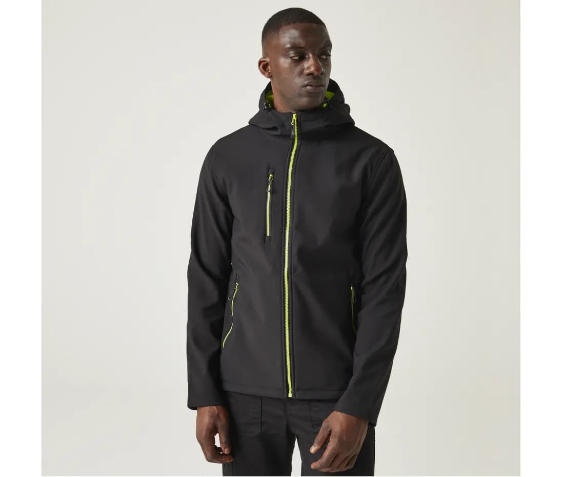 Navigate 2 Layer Hooded Softshell Jacket