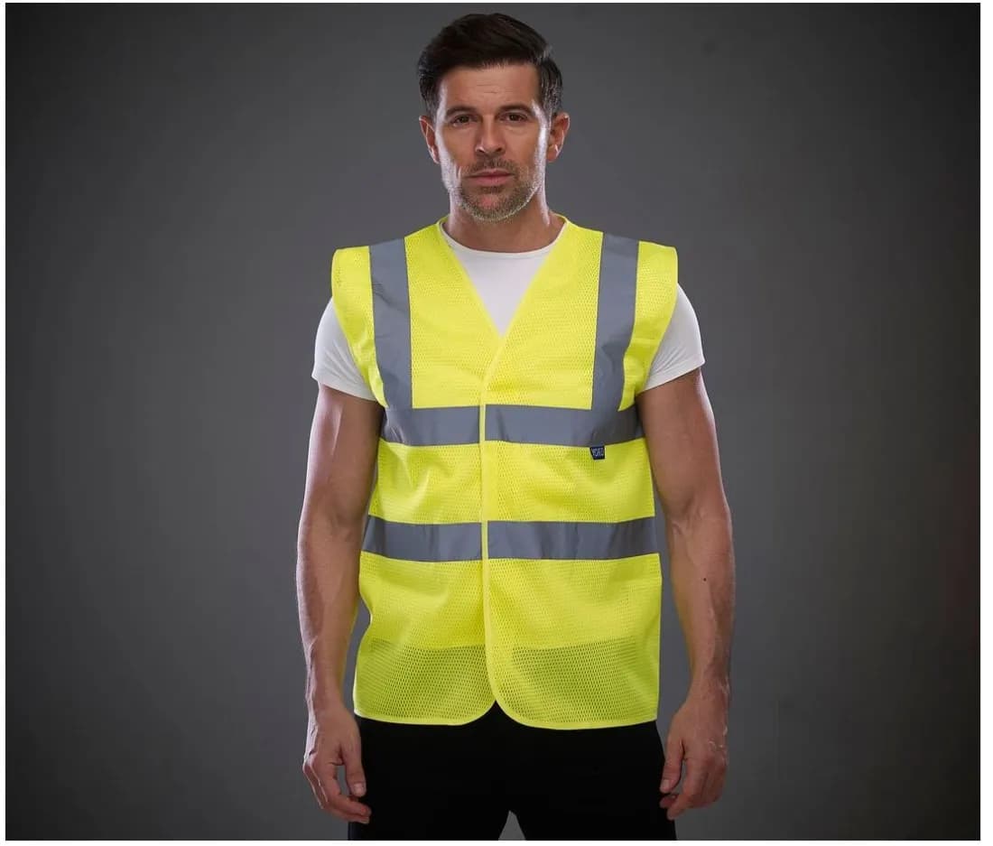 Top Cool Open Mesh 2 Band and Braces Waistcoat