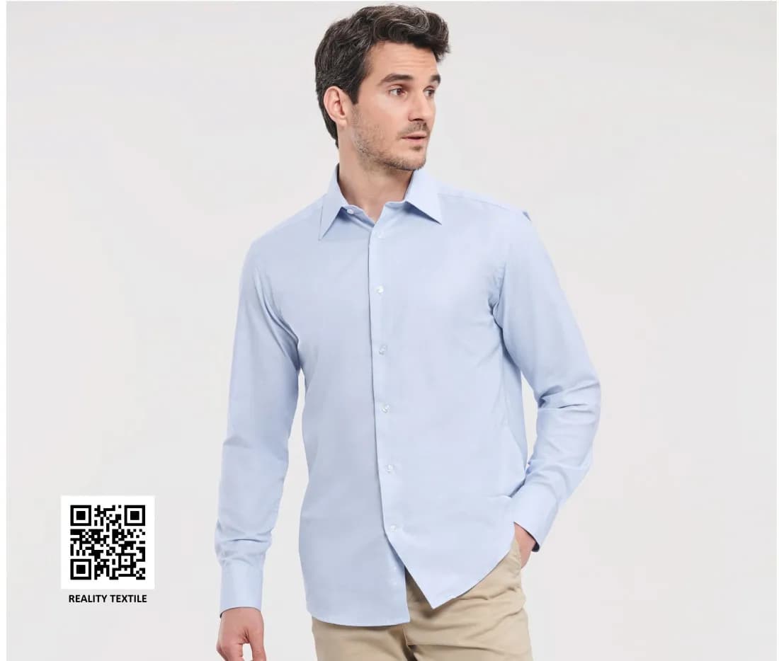 Men's Long Sleeve Tailored Oxford Shirt