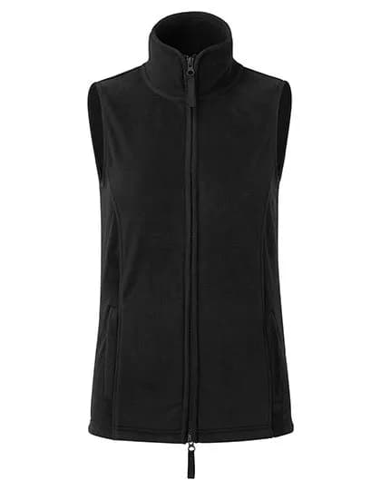 Women’s ’Artisan’ Fleece Gilet – Schwarz